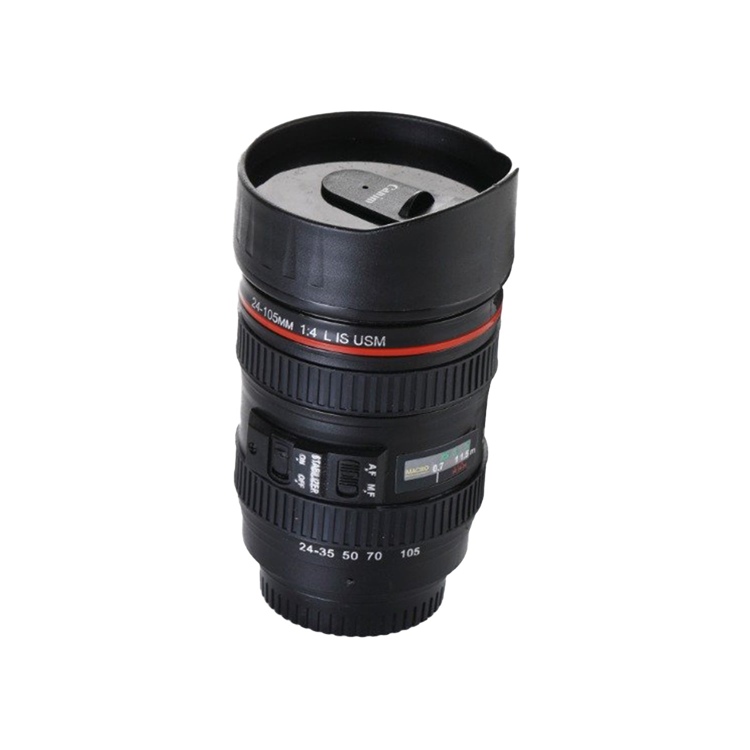 Camera lens shaped coffee mug with lid Camera lens shaped coffee mug with lid
